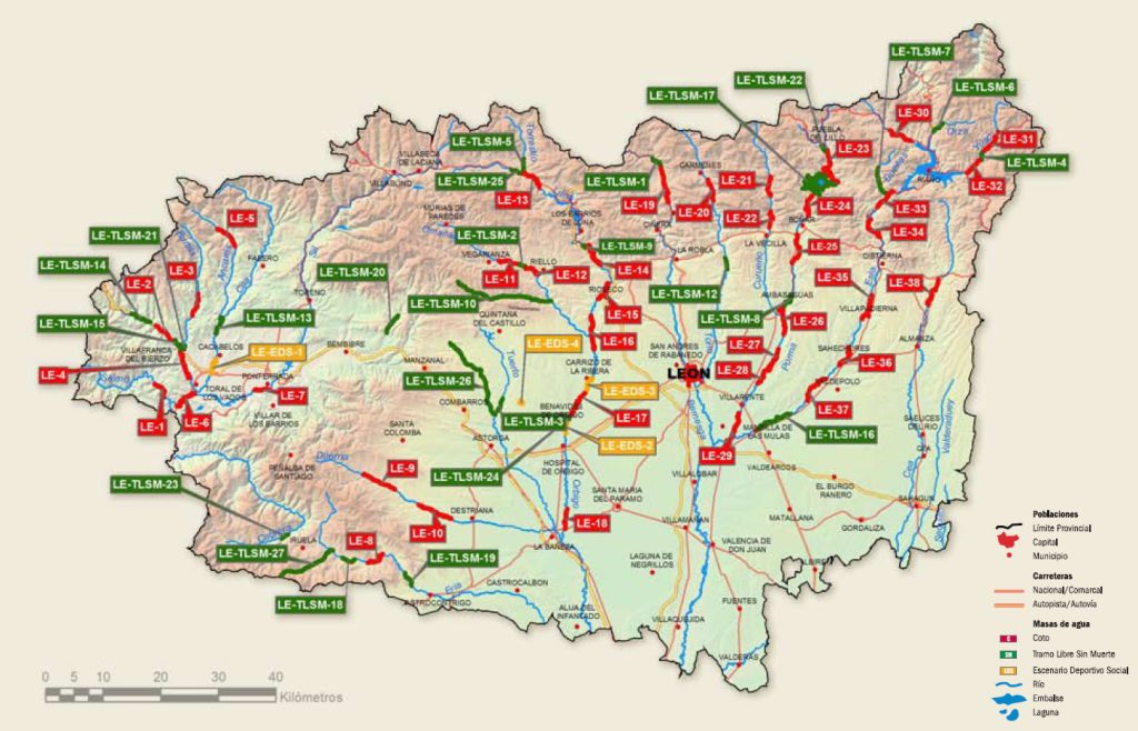 Cotos Fly Fishing Leon 10 best rivers for fly fishing trout in León